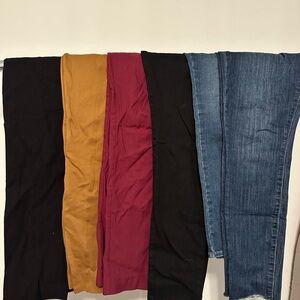 Size 6 Pants lot - GAP, Old Navy, Levi’s, Reitmans, SC & Co